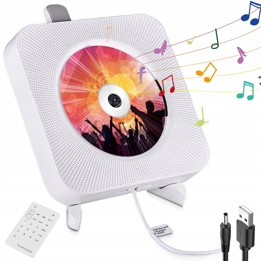 Přenosný CD Přehrávač Podporuje Bluetooth/fm Rádio/univerzální Disk