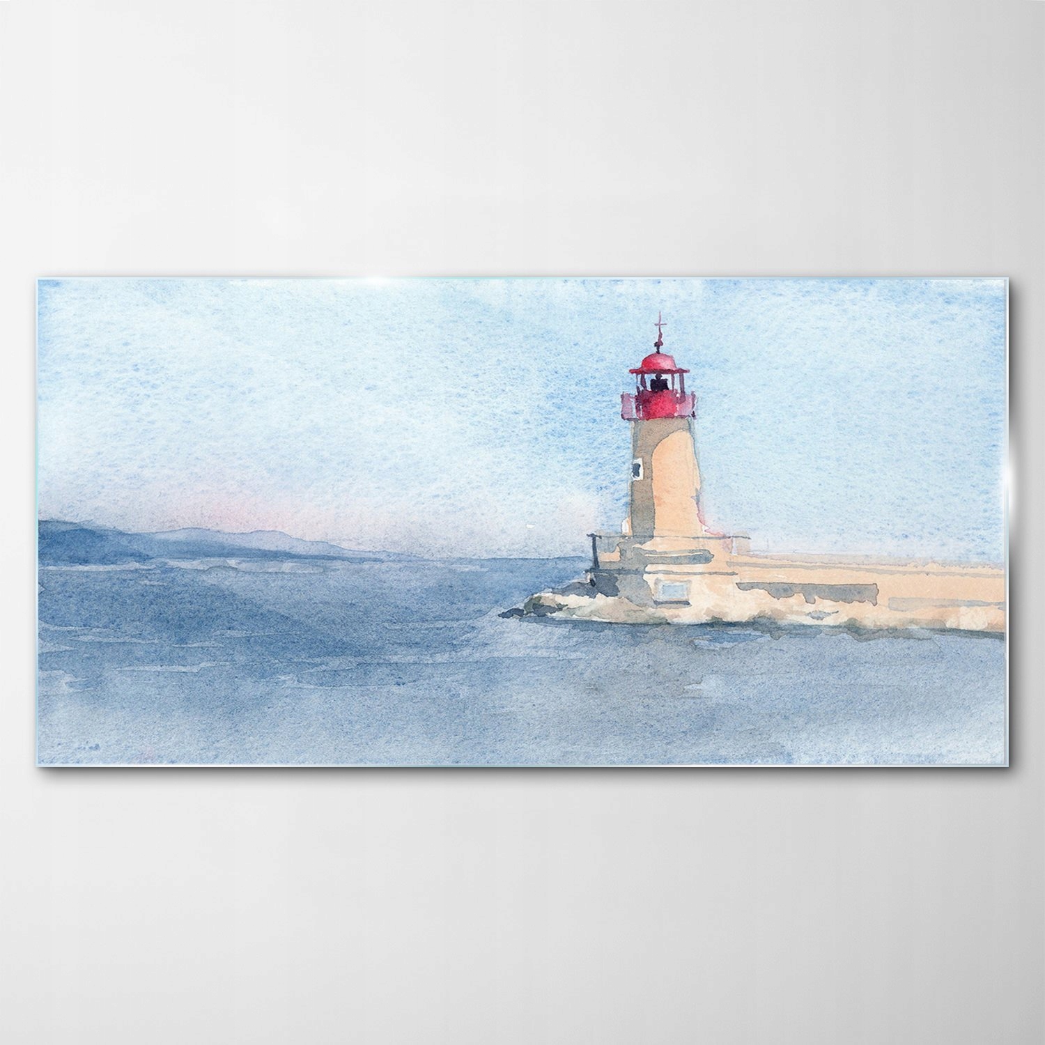 

Obraz Szklany Dekor Latarnia Morska Morze 120x60