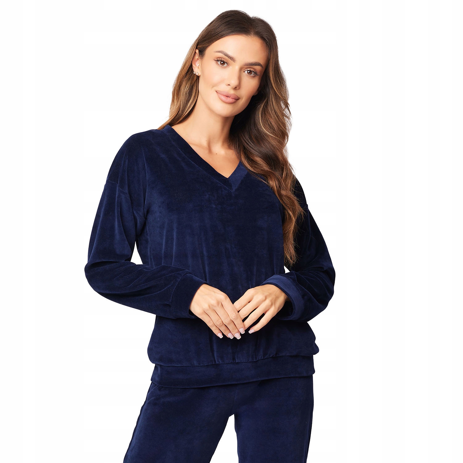 Vivisence 9002 tmavě Mikina bez zipu Velvet M