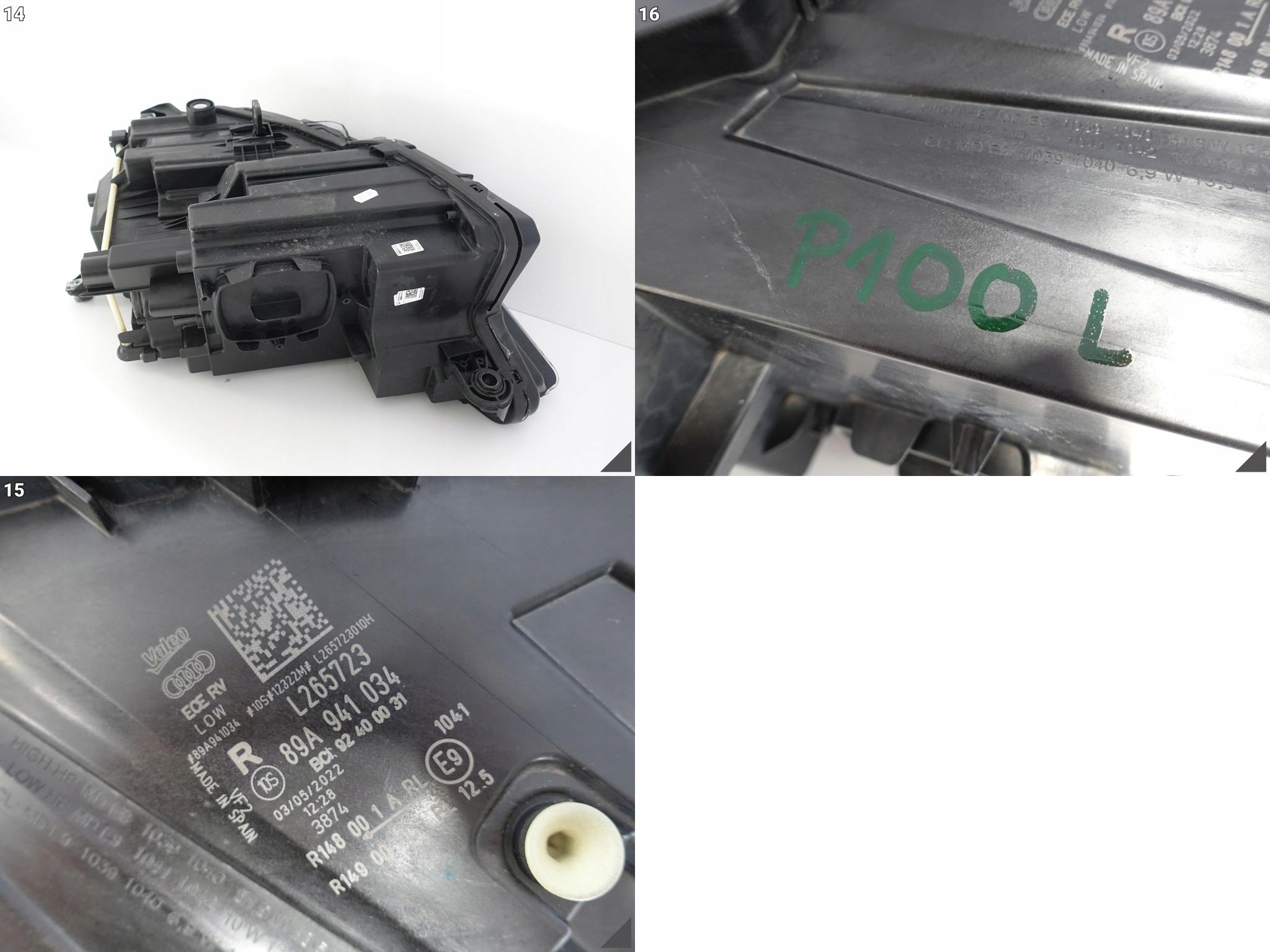 AUDI Q4 E-TRON 89A 21- LOW FULL LED Licht rechts EU