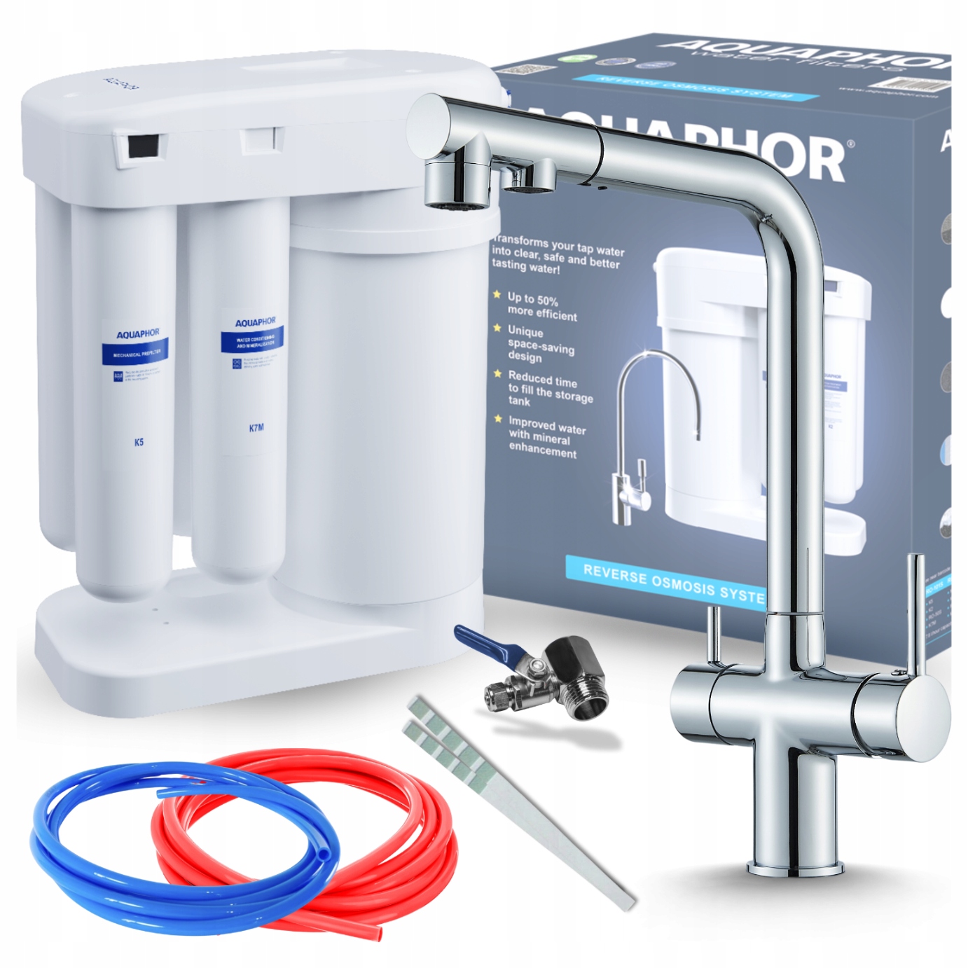 Čistič Pitné Vody Pro Dům A Kohoutek Do Kuchyňského Dřezu S Otočným Výtokem