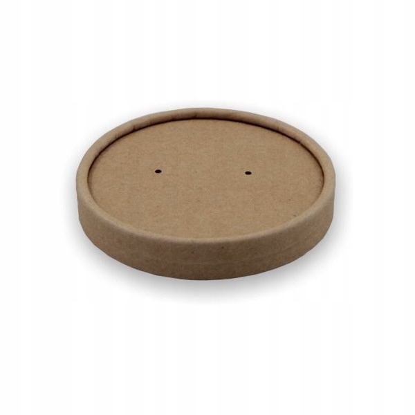 Pokrywka papier kraft pojemnika 450ml BIO 25szt