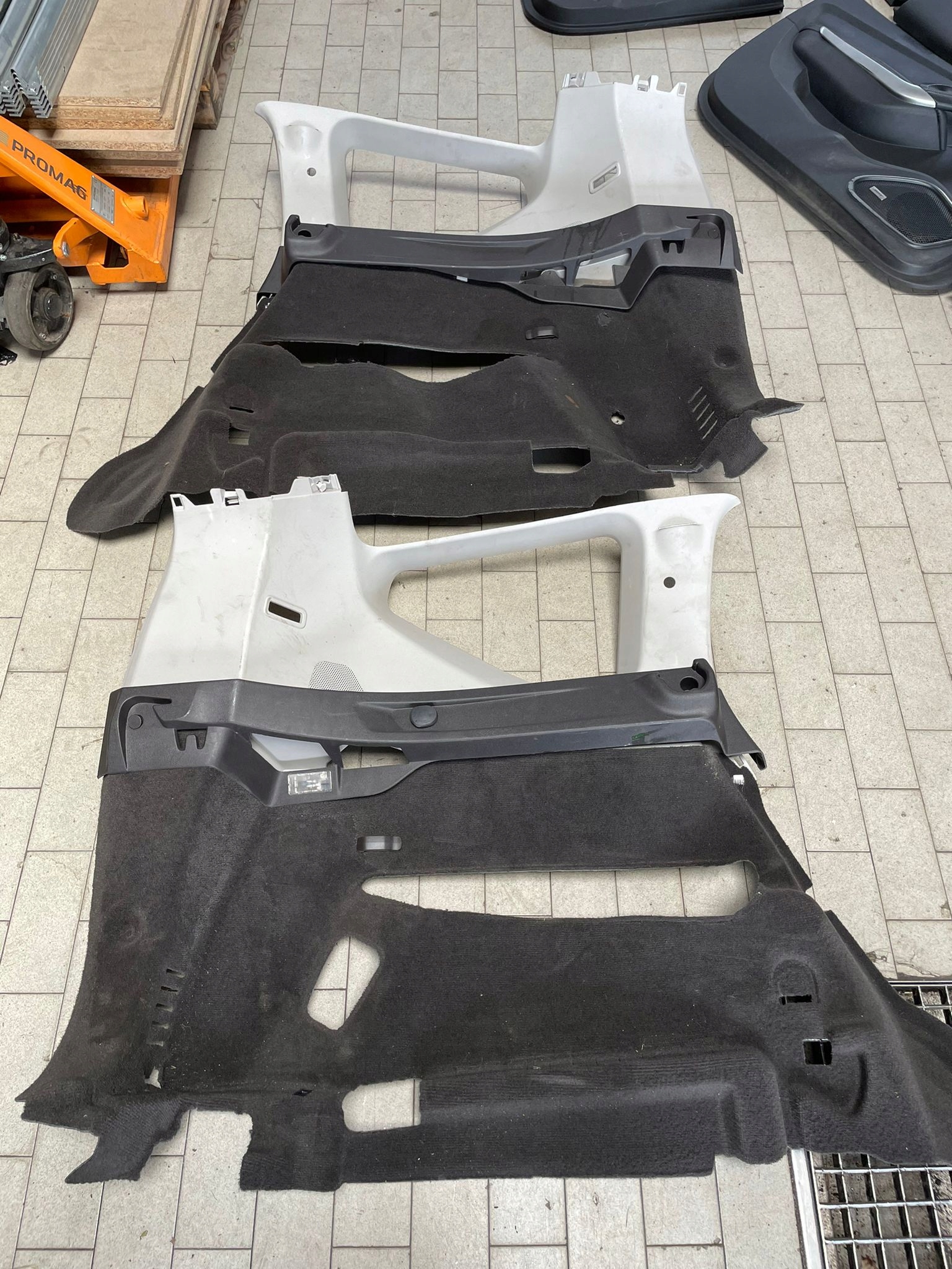 boot upholstery right left RENAULT ESPACE V