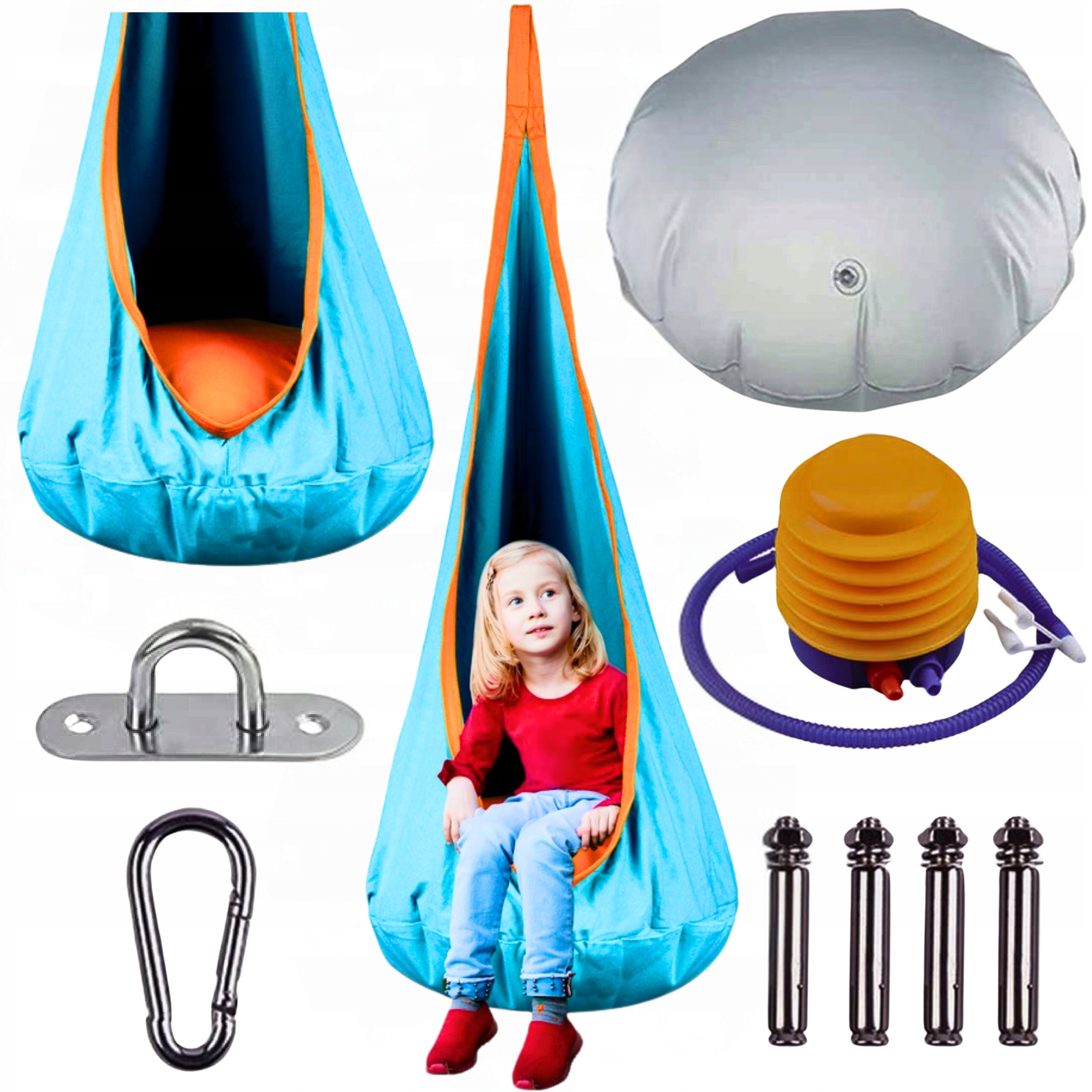 Kokon Zahradní Houpačka Křeslo Houpačka Závěsné Sedátko Pro Děti Abiko