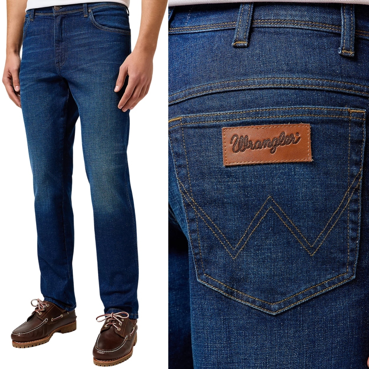Wrangler Texas Slim Lightweight lehce přiléhavé džínové kalhoty W38 L34