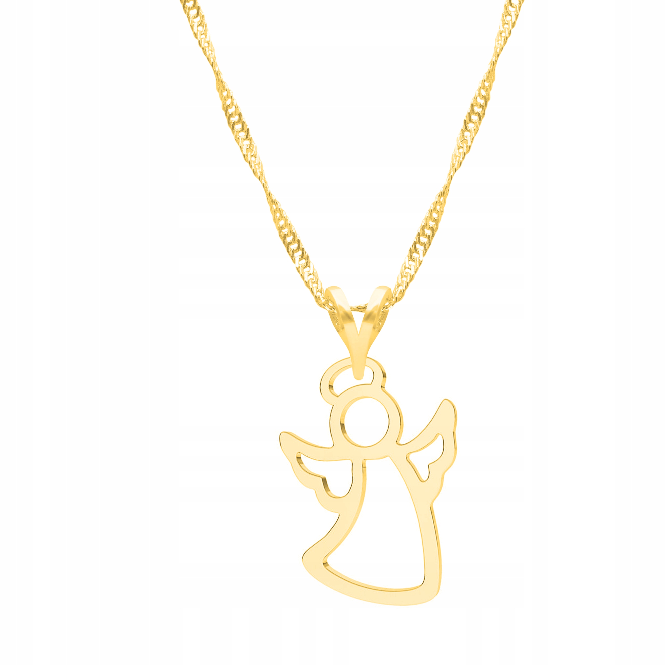 Řetízek zlatý náhrdelník 925 Andílek Anděl