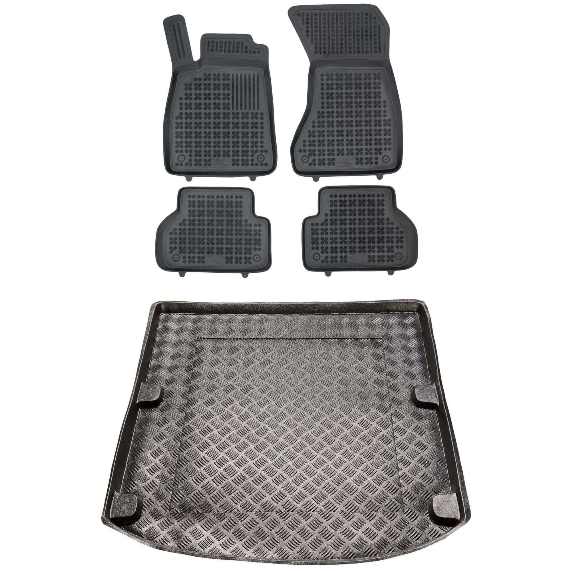 Sada koberčekov a protišmykovej podložky Audi A4 IV B9 od roku 2015