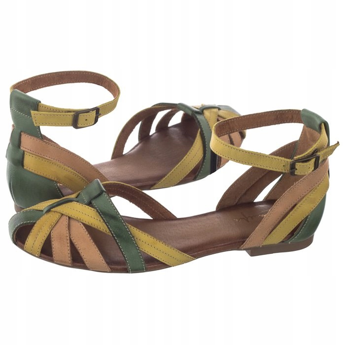 

Buty Damskie Sandały Maciejka Zielone 01924-09