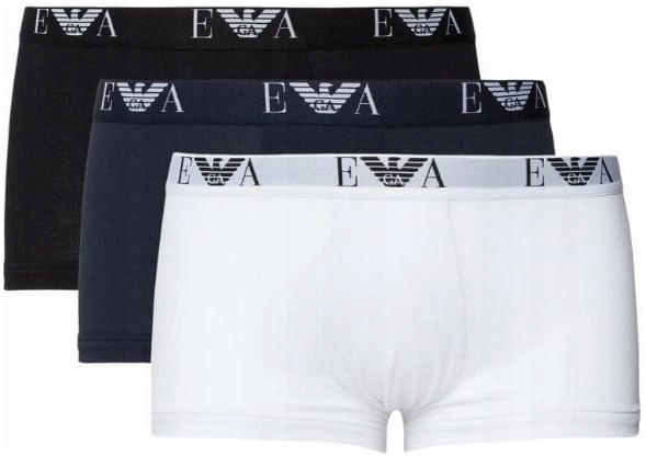Pánské Boxerky Emporio Armani 111357 CC715 56110 3PACK Bavlněné