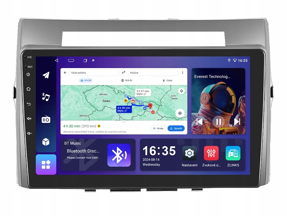 Isudar 2DIN autorádio T68B-IEV36 Android, Toyota Corolla Verso