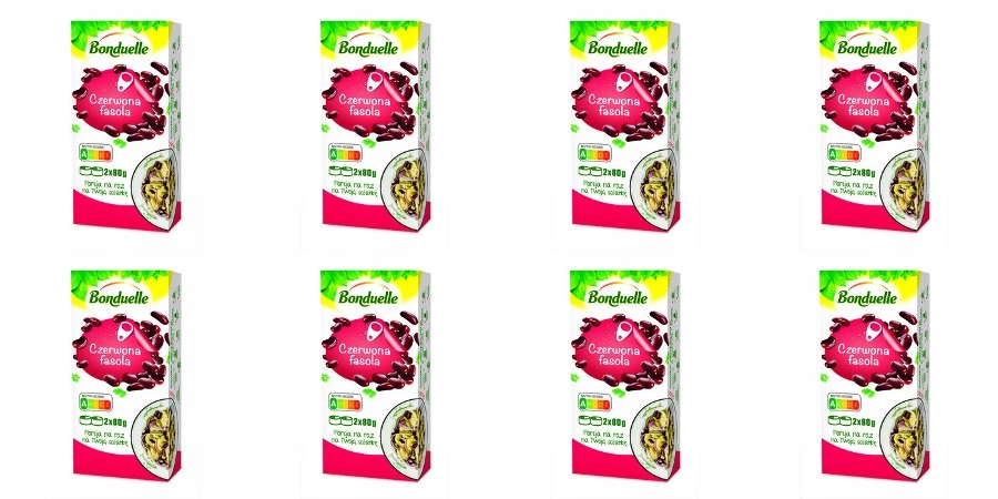 Levně 8 x 160 g Bonduelle Červená fazole 2x80 g