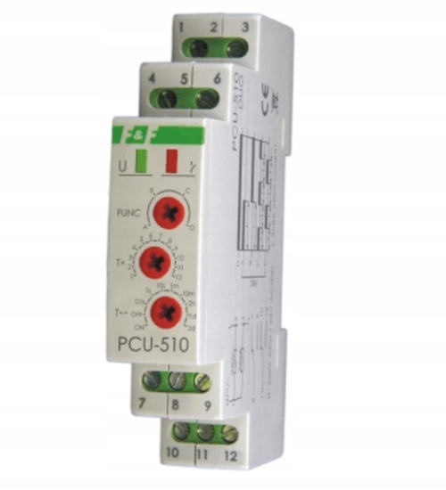 Univerzální časové relé PCU-510 Duo 230V
