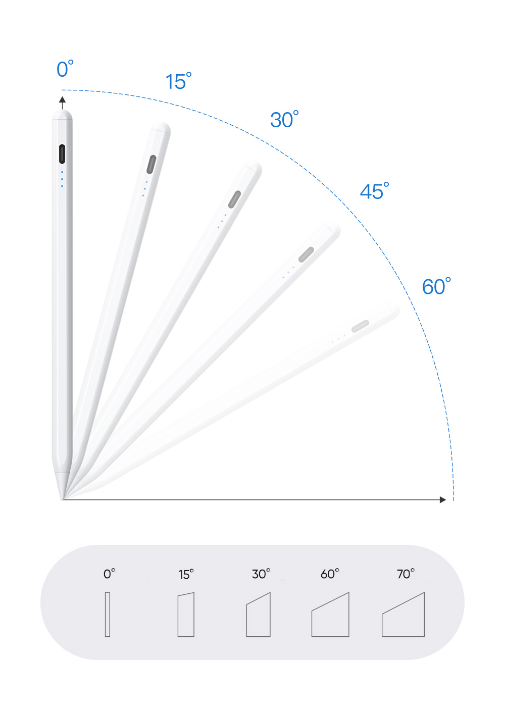 MCDODO RYSIK PENCIL DO APPLE IPAD AIR/PRO STYLUS 2 Producent inny