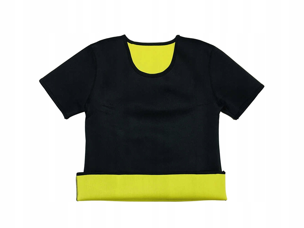 KOSZULKA NEOPRENOWA FITNESS DAMSKA KRÓTKI RĘKAW Kolekcja Koszulka sportowa wyszczuplająca