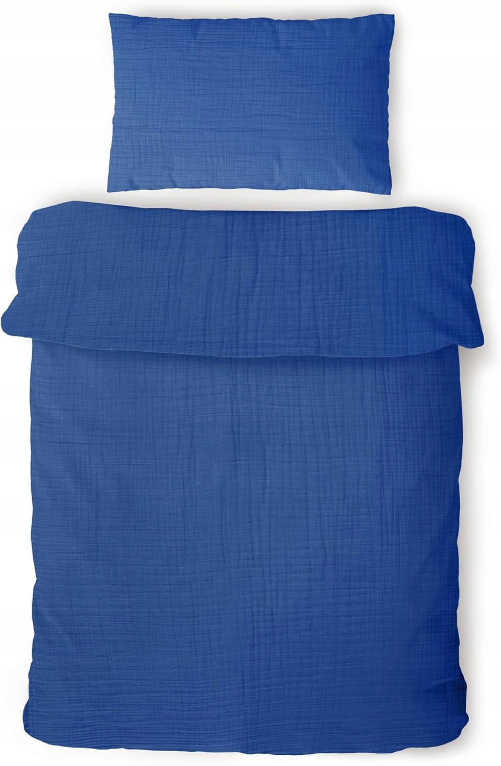 Pościel Dziecięca Muslin 100% Bawełna 3-WA 100x135 40x60 cm roz.niebieski