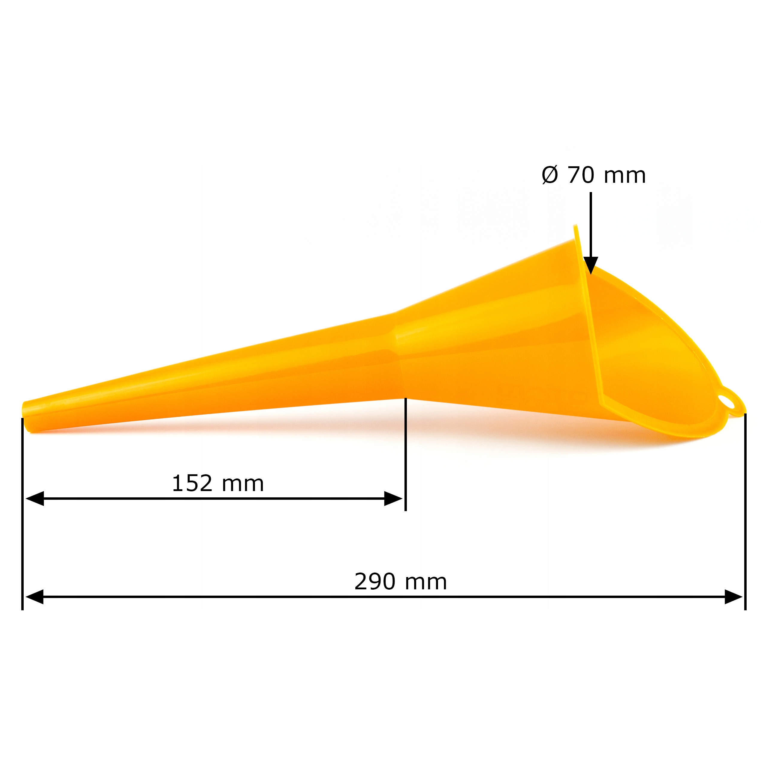 Lejek plastikowy do oleju benzyny pomarańczowy Kod producenta 920420