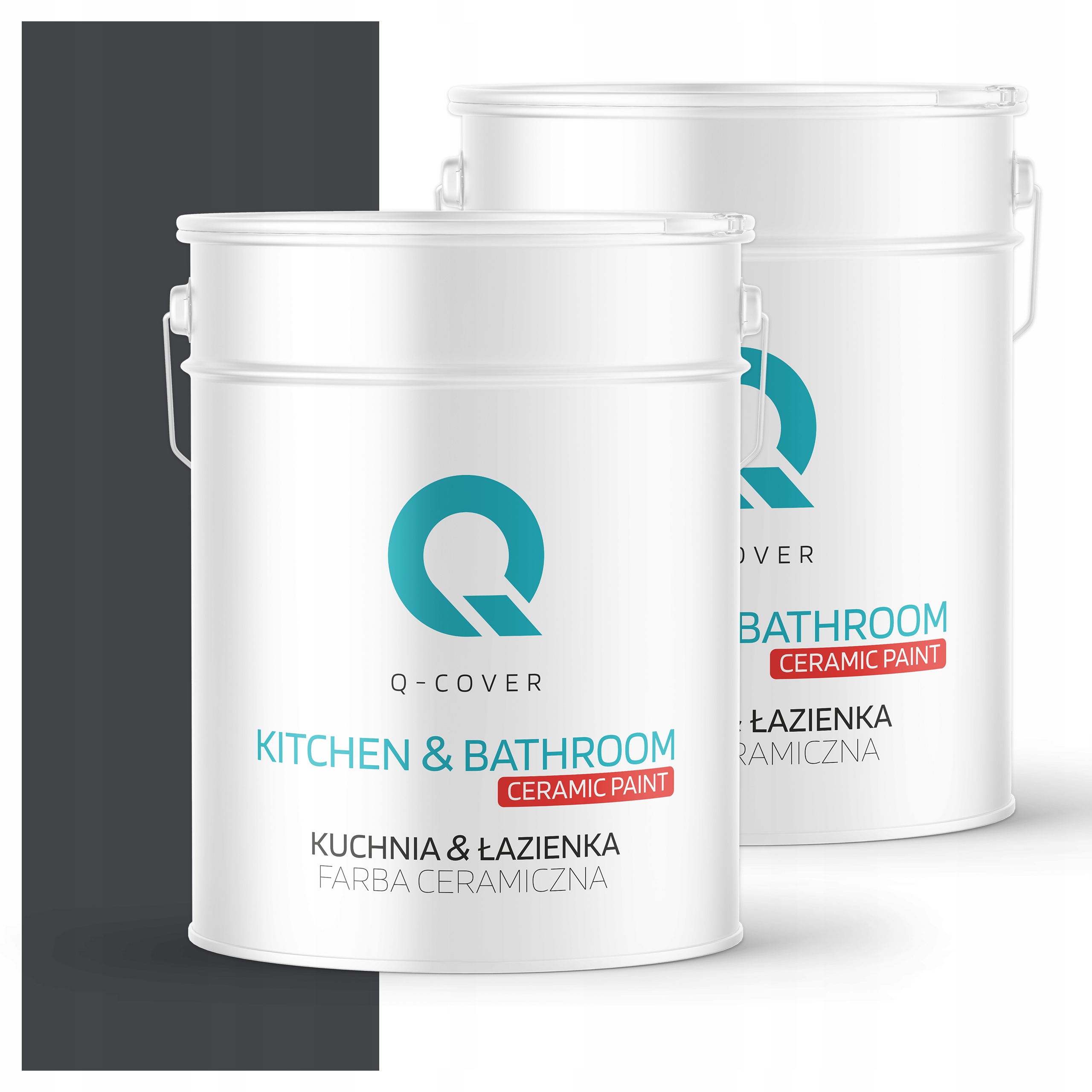 Farba do kuchyne a kúpeľne Umývateľná 10L Hlboká matná čierna H0907