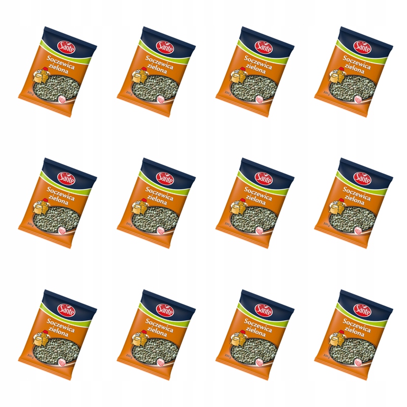 Zelená čočka Sante 350 g X12