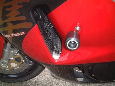 Crash Pady Classic Rg Racing Suzuki GSX1300R Hayabusa 01-07 Čierne