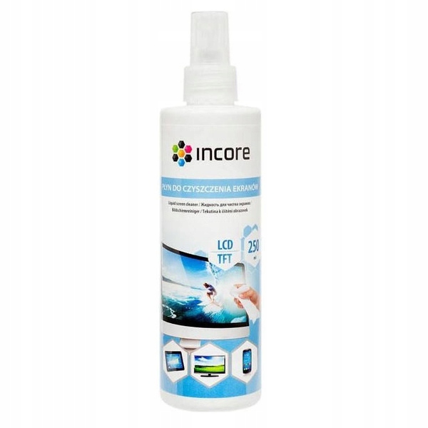 Płyn do czyszczenia ekranów Incore 250 ml
