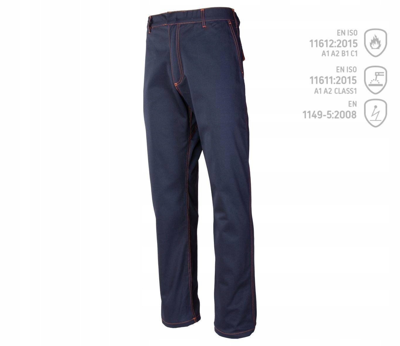 Spodnie Robocze Spawalnicze Dla Spawacza Długość spodni długie