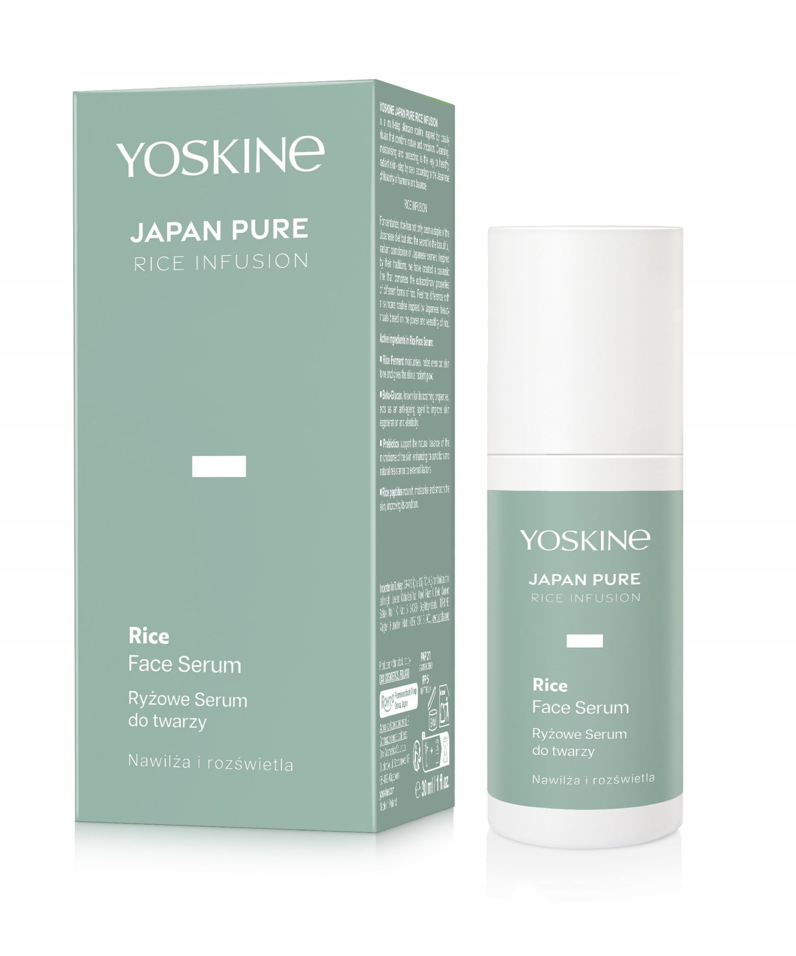 Yoskine Japan Pure Rice Infusion Rýžové Sérum Na Obličej 30 ML