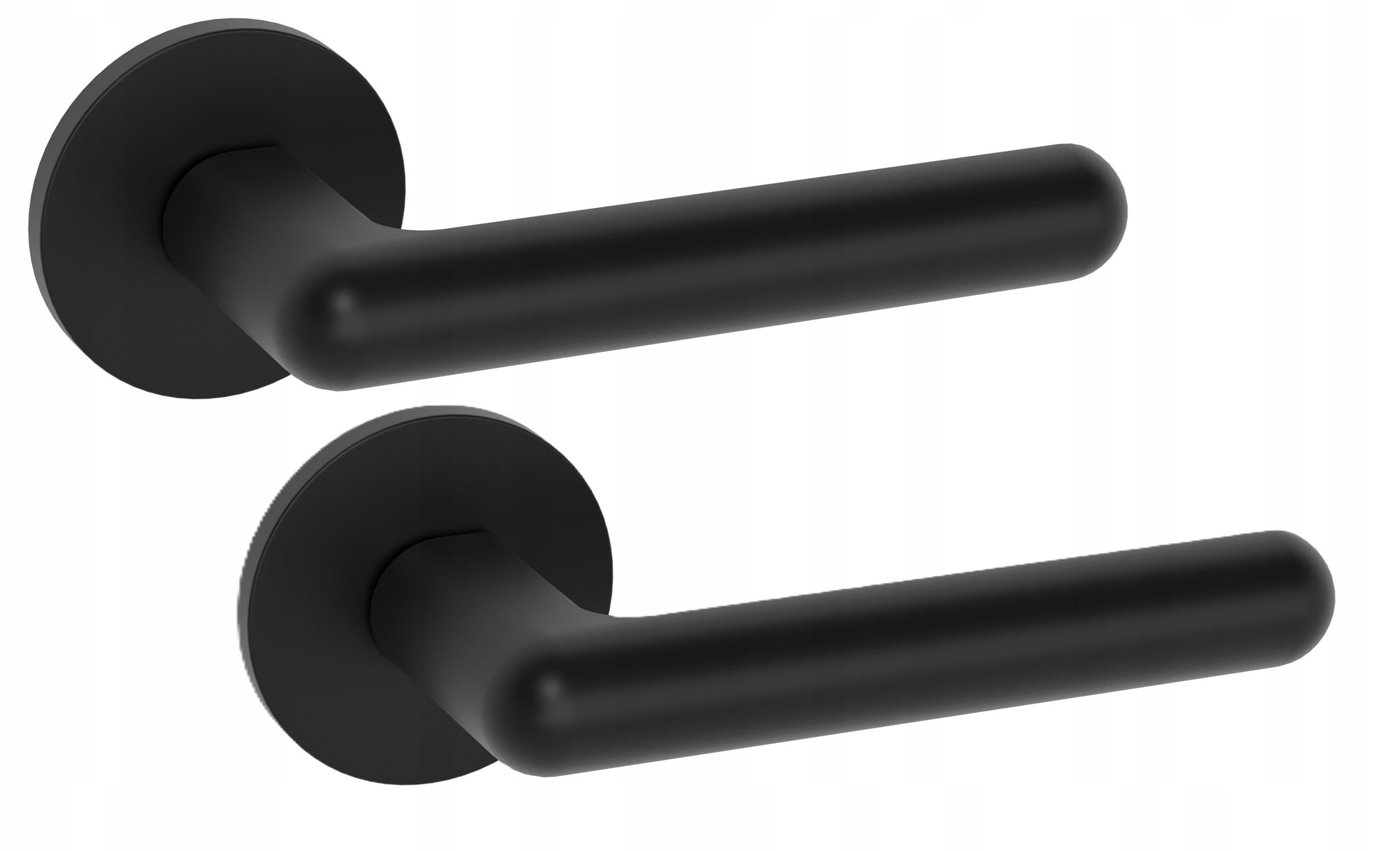 Nomet Klika Nox slim černá matná P61 kulatá