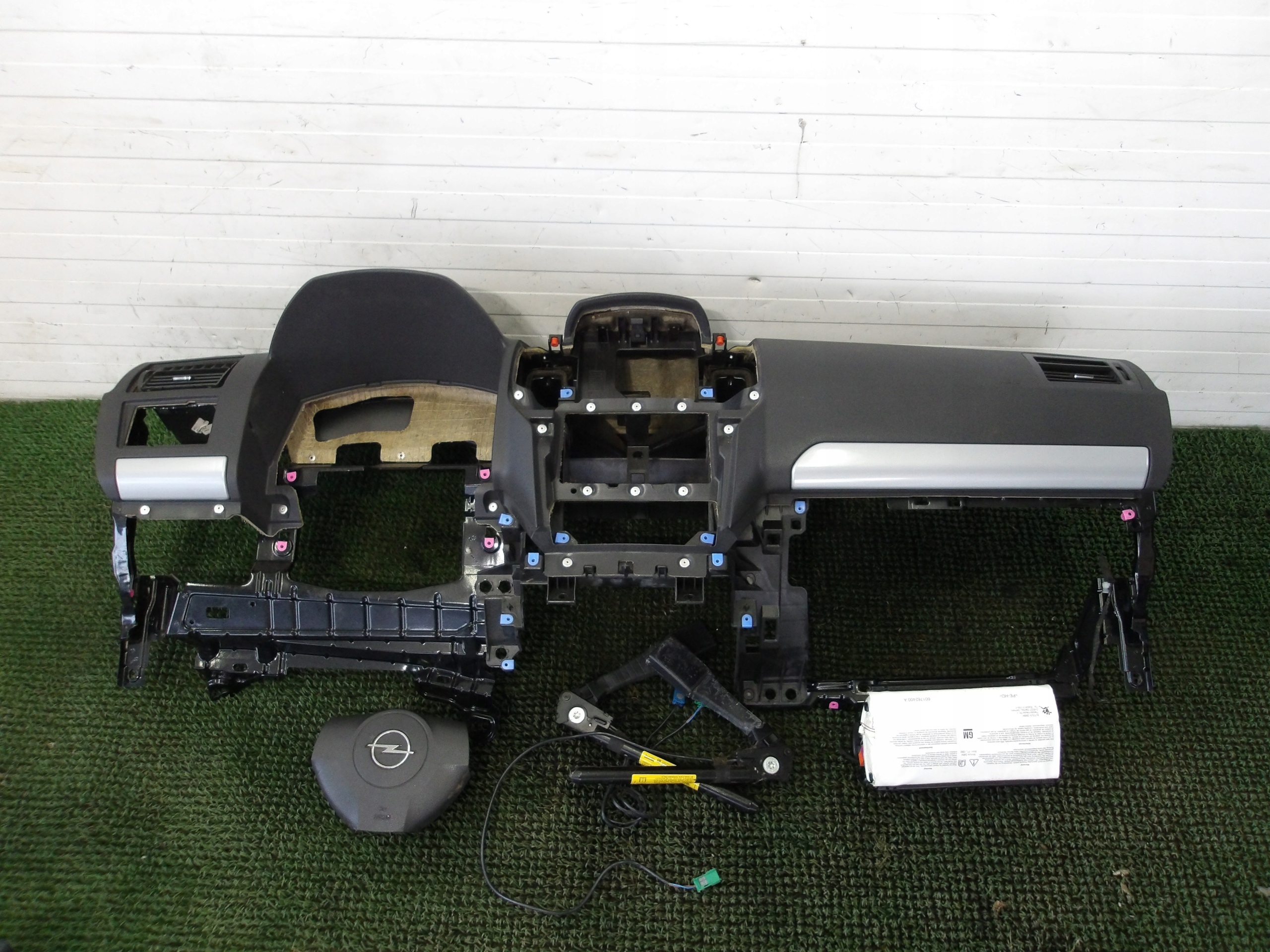 OPEL ZAFIRA B dashboard console airbag adjusters KOMPLET original OE