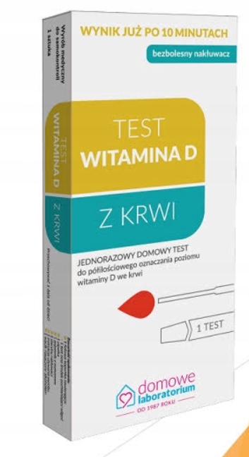 

Test domowy z krwi na niedobór witaminy D