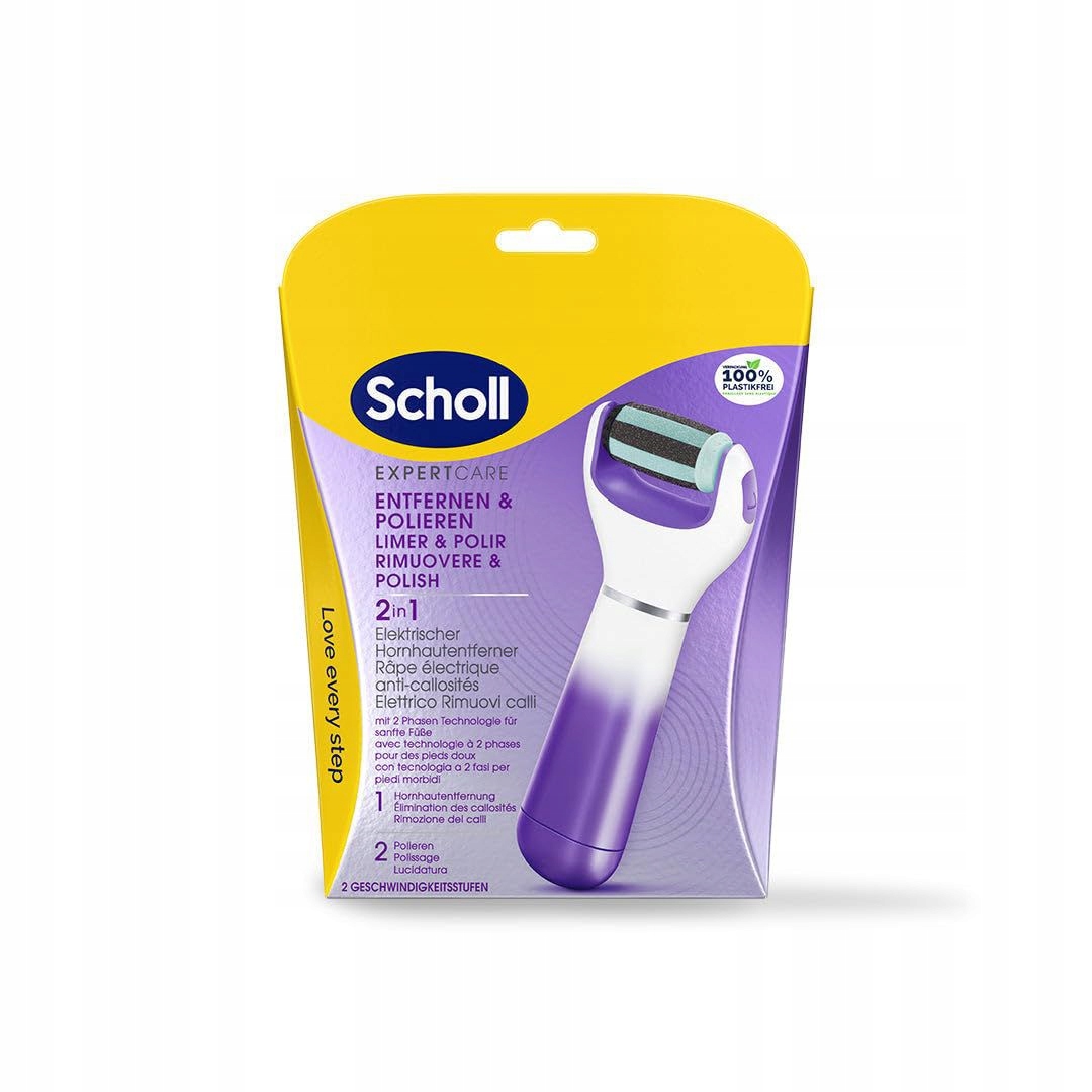 Scholl Velvet Smooth 2v1 Elektrický pilník na chodidla (Elektrický pilník na nohy)