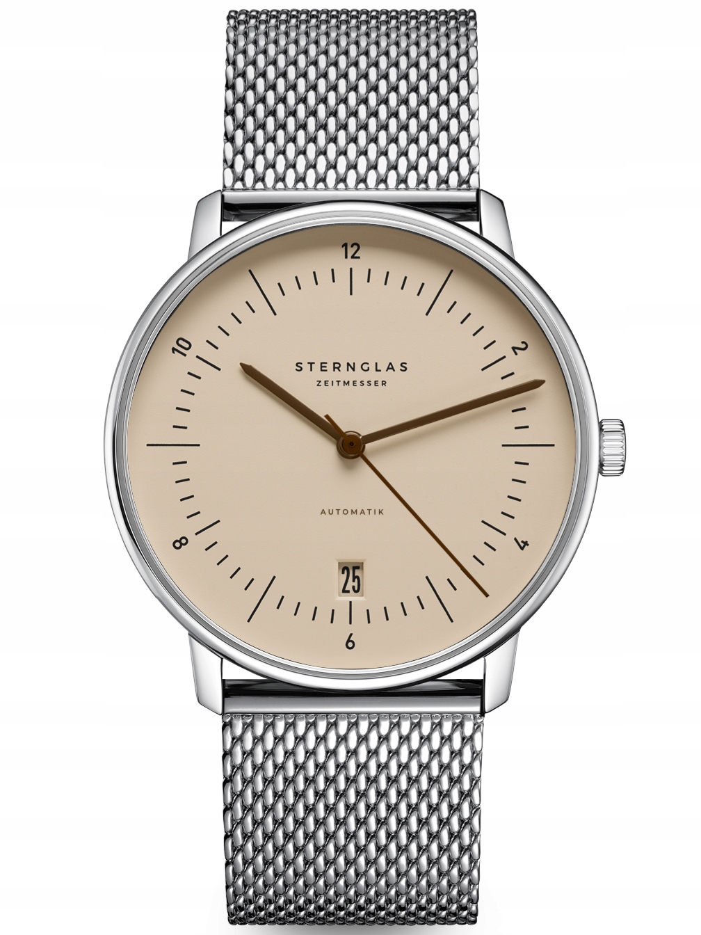 Nové Originální Pánské hodinky Sternglas S02-NA54-MI04 Naos Automatik 38mm