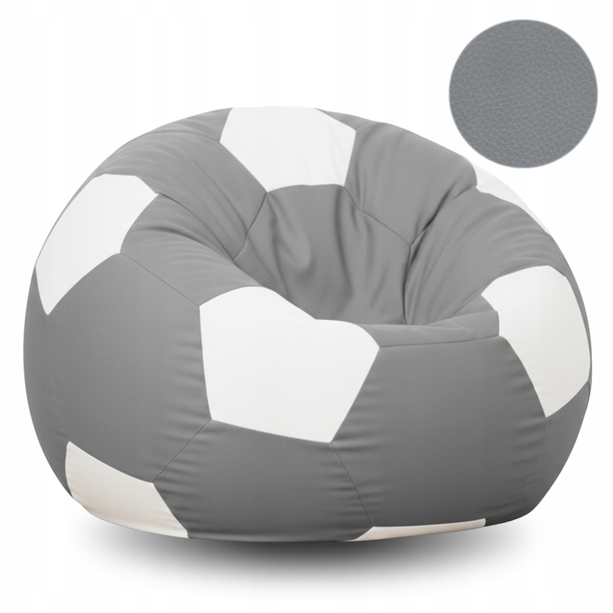 Pufa Piłkarska 100cm Puf Sako Worek Fotel Duża Piłka do siedzenia Polska