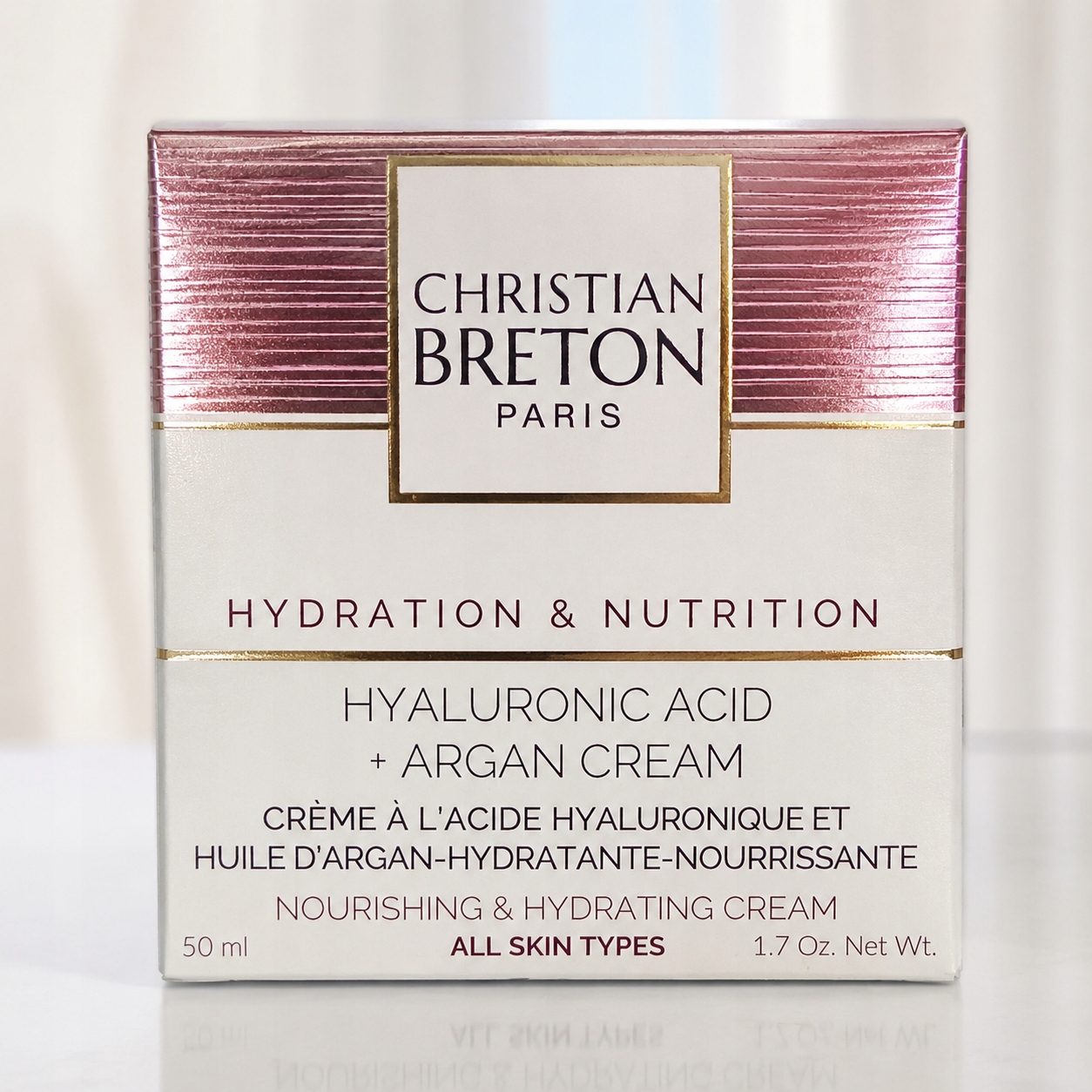 Christian Breton Paris Hyaluronic Acid Argan Cream 50 ml Luxusní krém