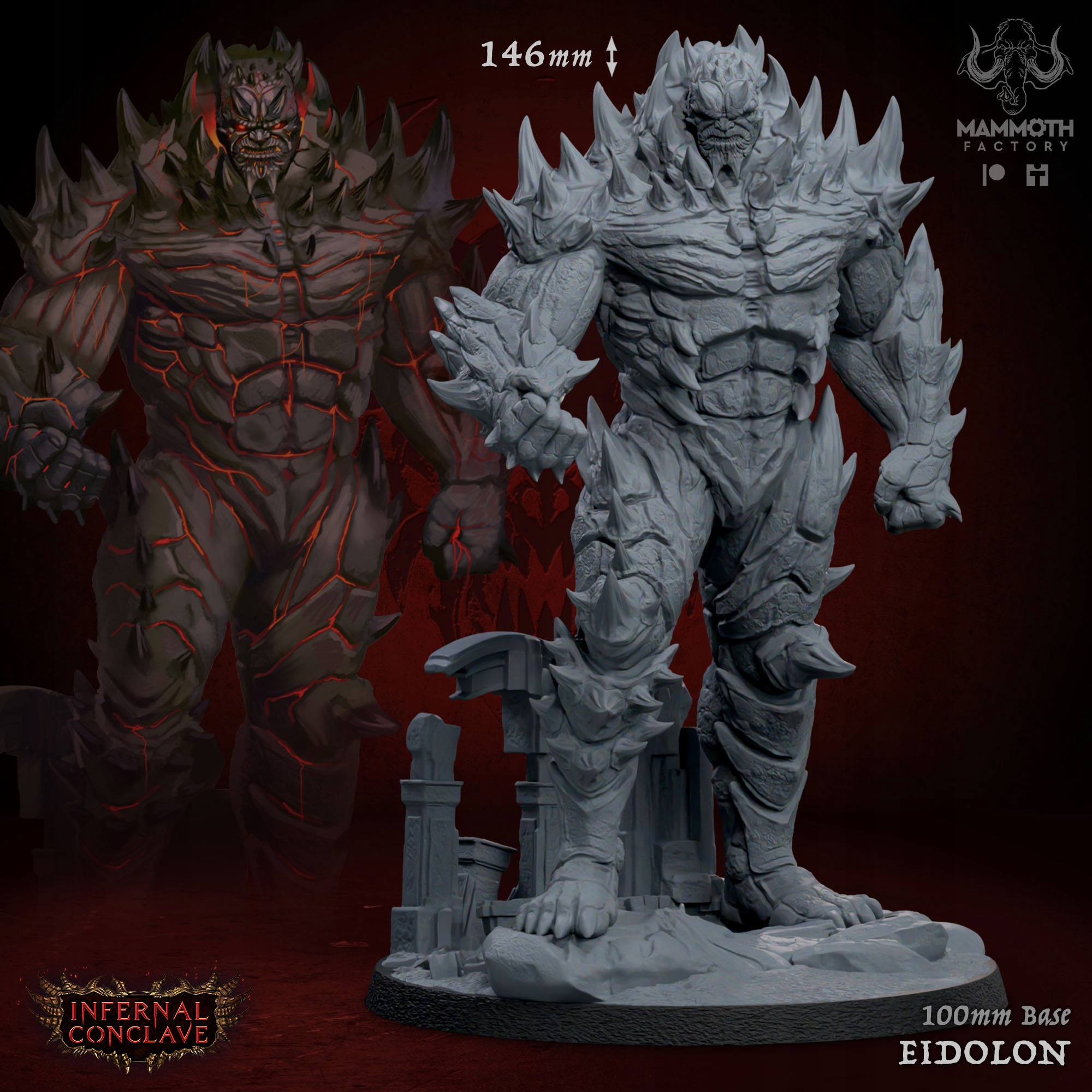 The Eidolon - x1 Figurka RPG DnD D&D Pathfinder