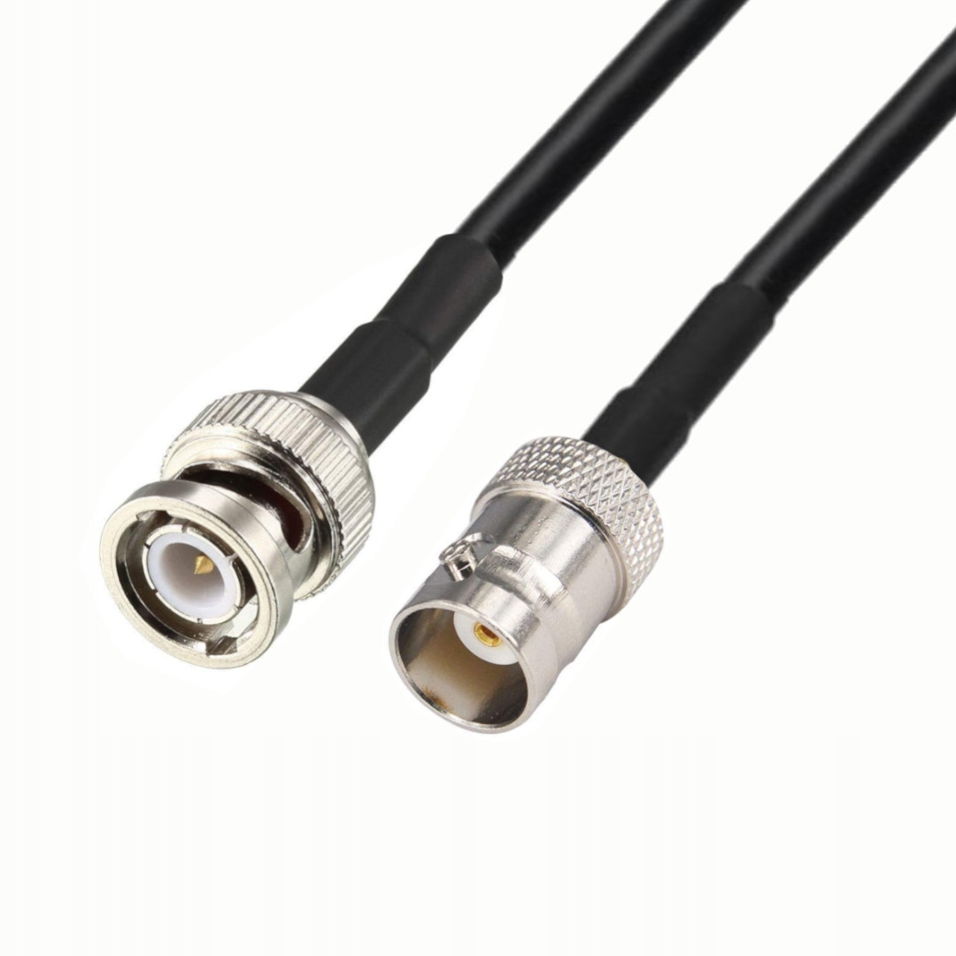 Kabel antenowy Bnc gniazdo Bnc wtyk H155 1m