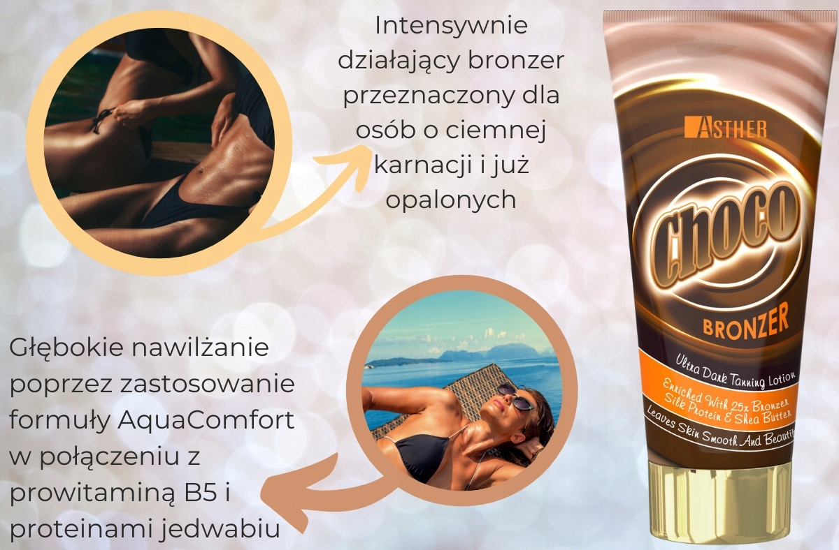 Choco bronzer 200 ml KOSMETYKI GRATIS! Marka Asther