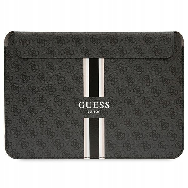 Pouzdro Guess Sleeve GUCS16P4RPSK 16 palců černé/černé s potiskem 4G