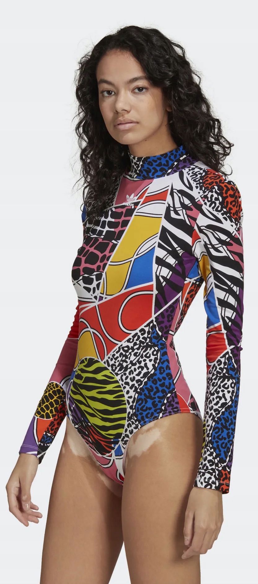 BODY MŁODZIEŻOWE SPORTOWE DAMSKIE Z DŁUGIM RĘKAWEM ADIDAS RICH MNISI 38 Marka adidas