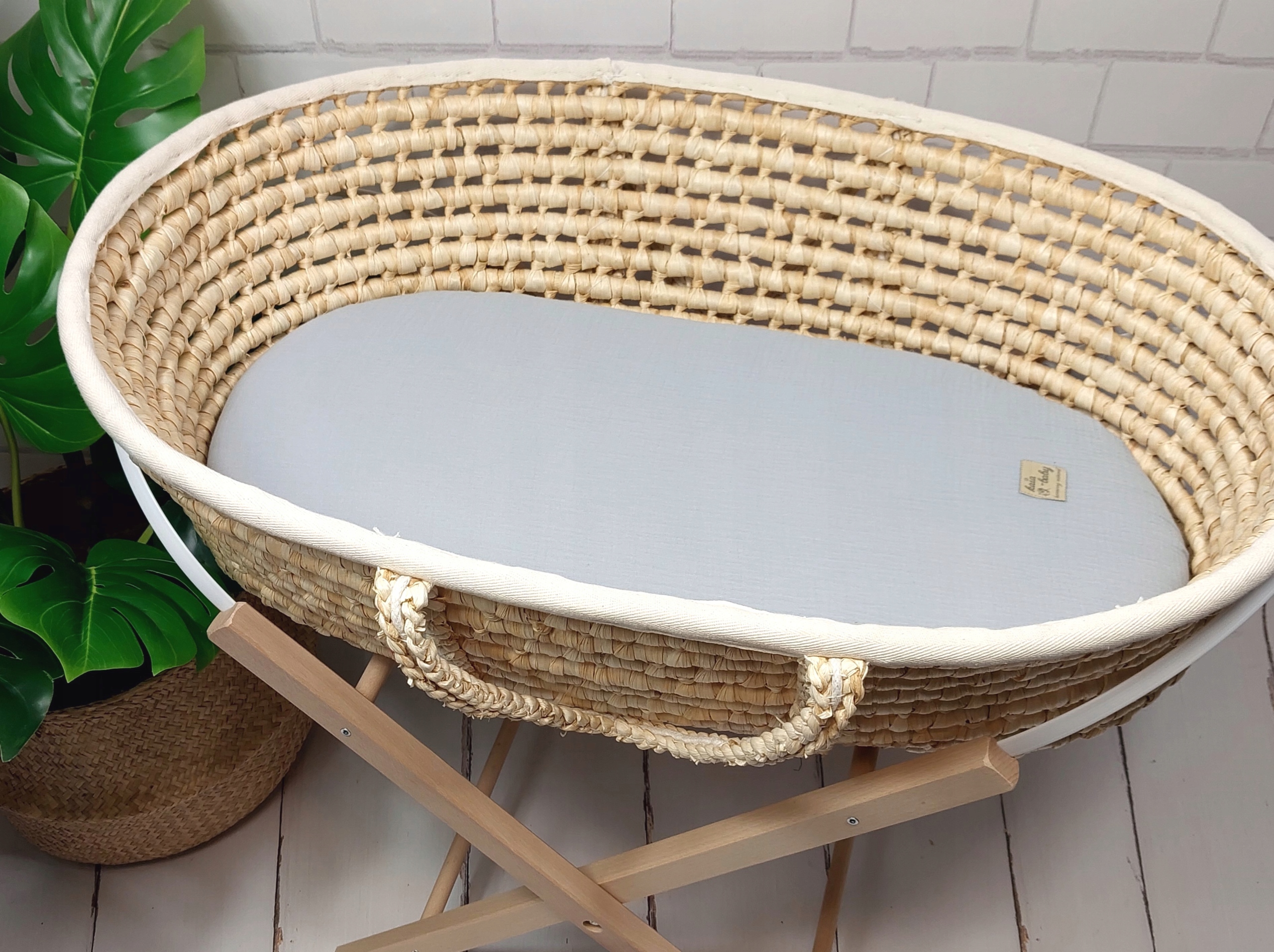 PRZEŚCIERADŁO DO WÓZKA GONDOLI MUŚLINOWE - SILVER Marka inna marka