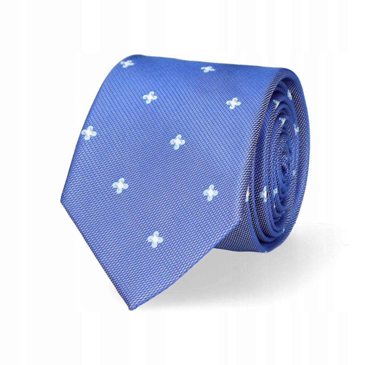 Краватка синя з дрібними квітами Lancerto M. 89