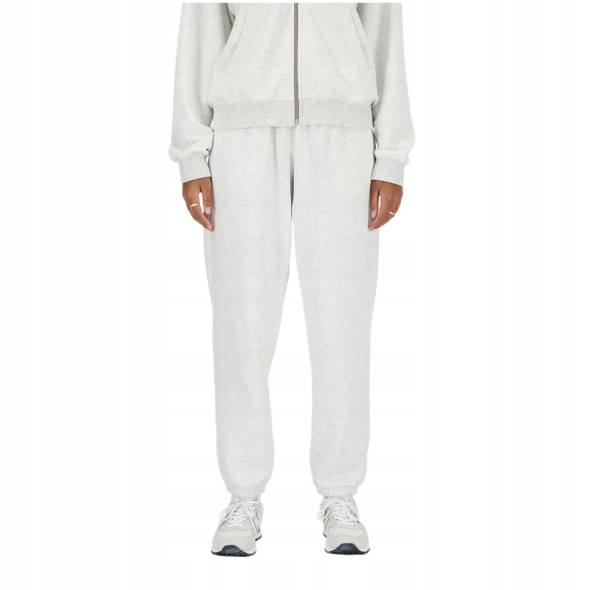 Dámské kalhoty Nb WP41500AHH Sport Essentials French Ter Abp Šedé M