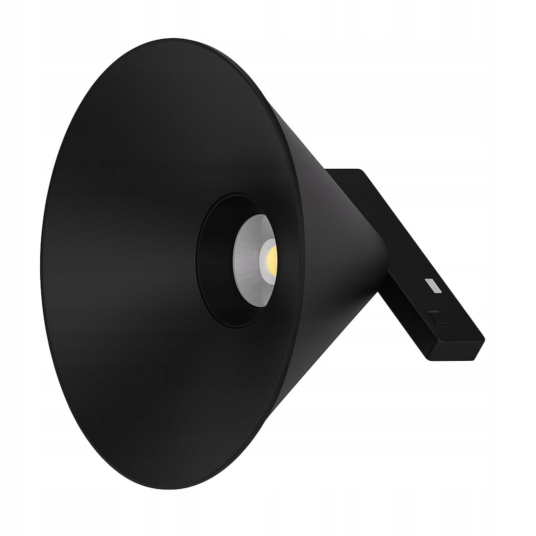 Magnetická kolejnicová lampa černý kužel 4000K 7W 24V Milagro