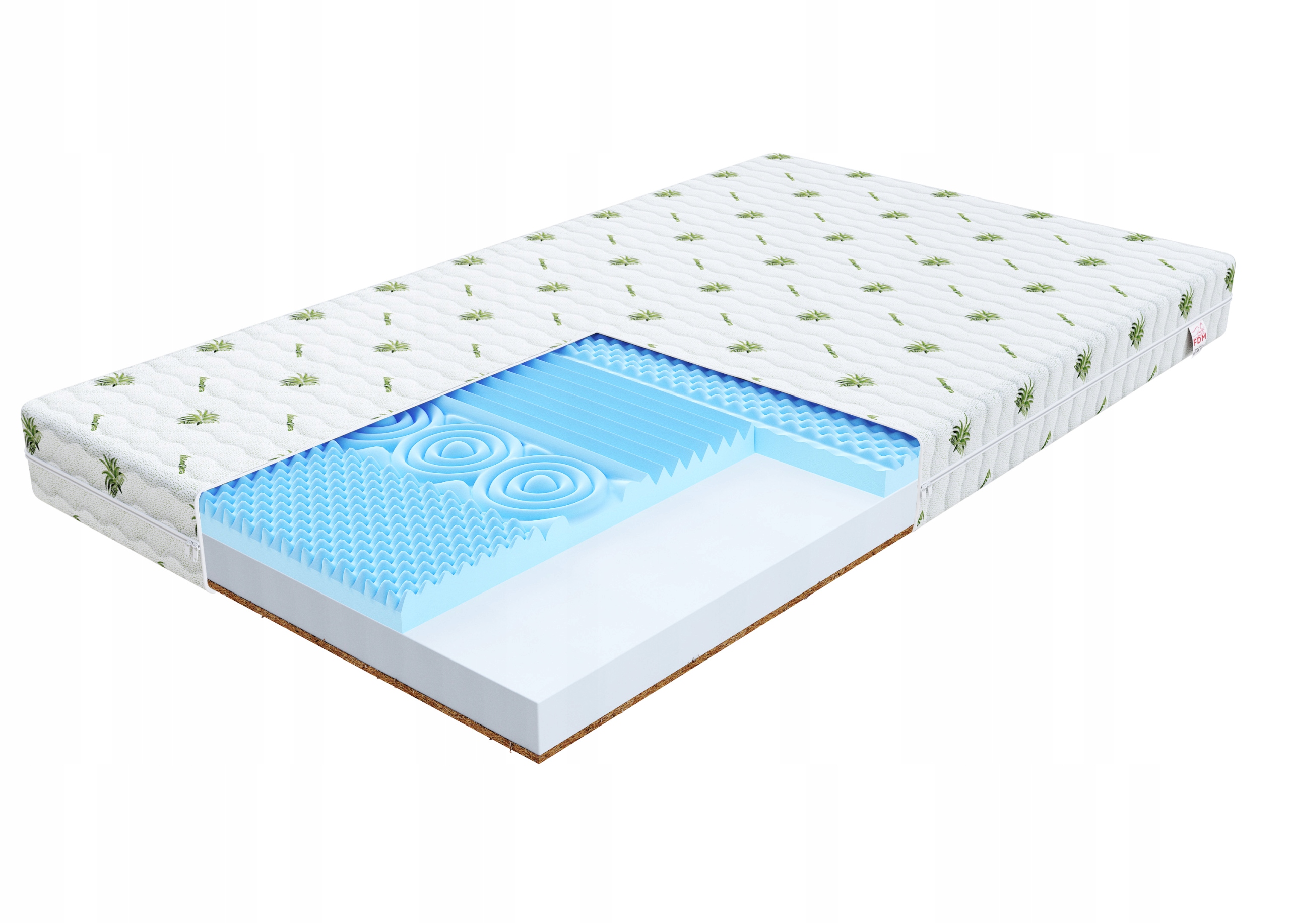 Matrace 80x160 Pěnový kokos Fdm Sorrento dětská do postýlky