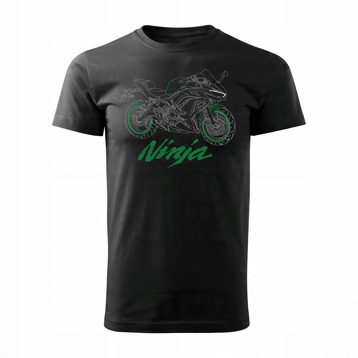 

Koszulka z motocyklem na motor Kawasaki Ninja 650