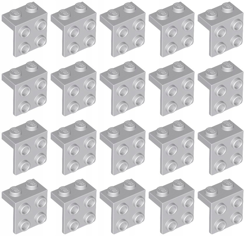 

Lego 44728 Płytka Łamana szara j Nowa (16g) 20 szt