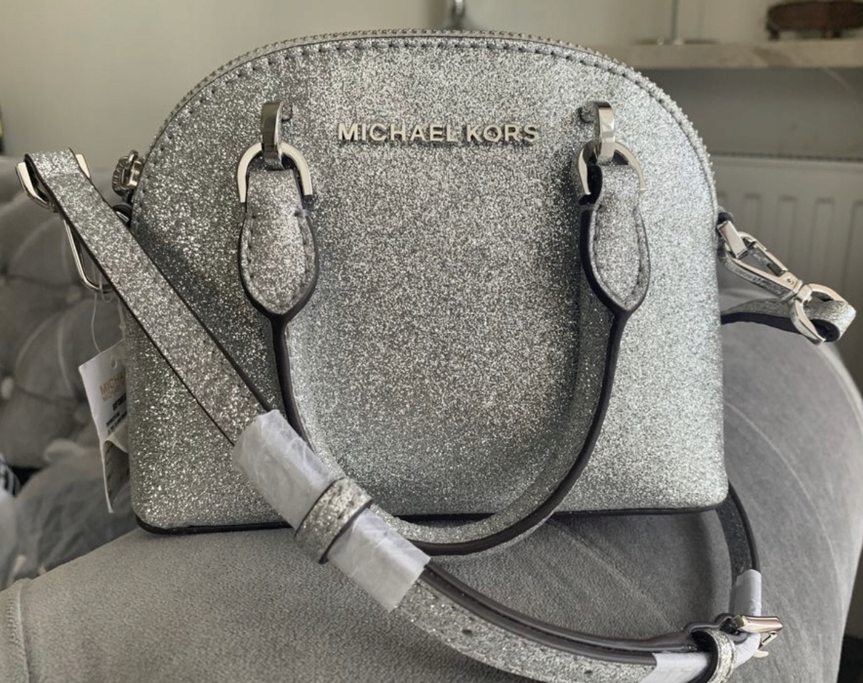 Torebka Michael Kors Emmy XS Mini Srebrna