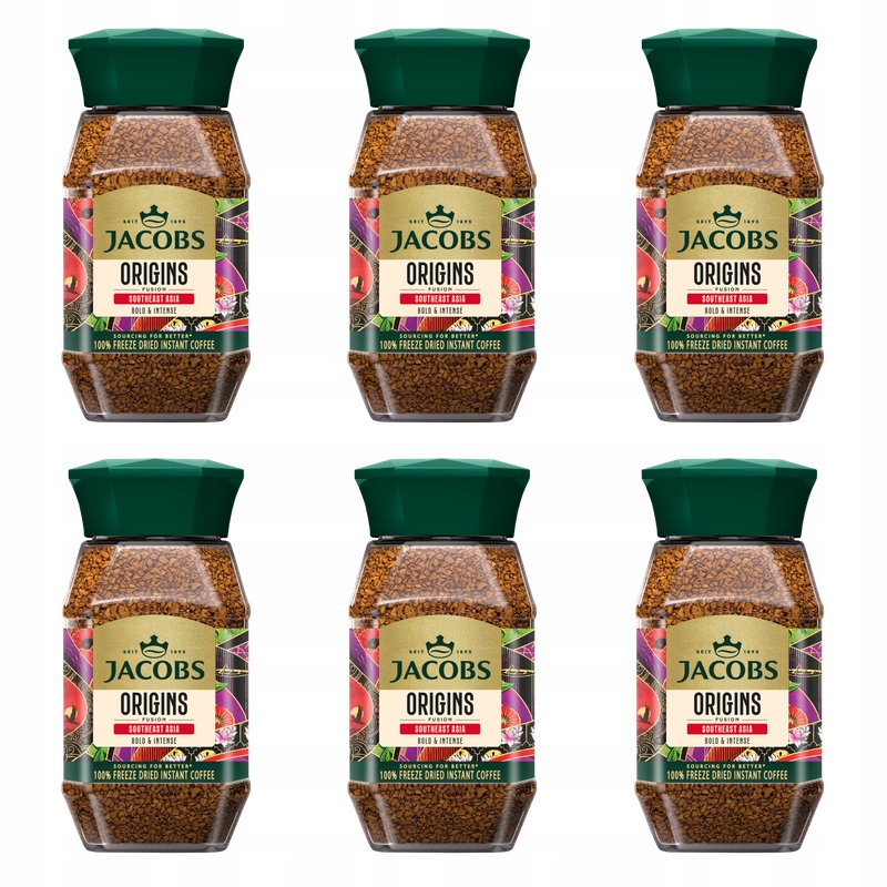 Kawa rozpuszczalna Origins Fusion Jacobs Southeast Asia 200g X6