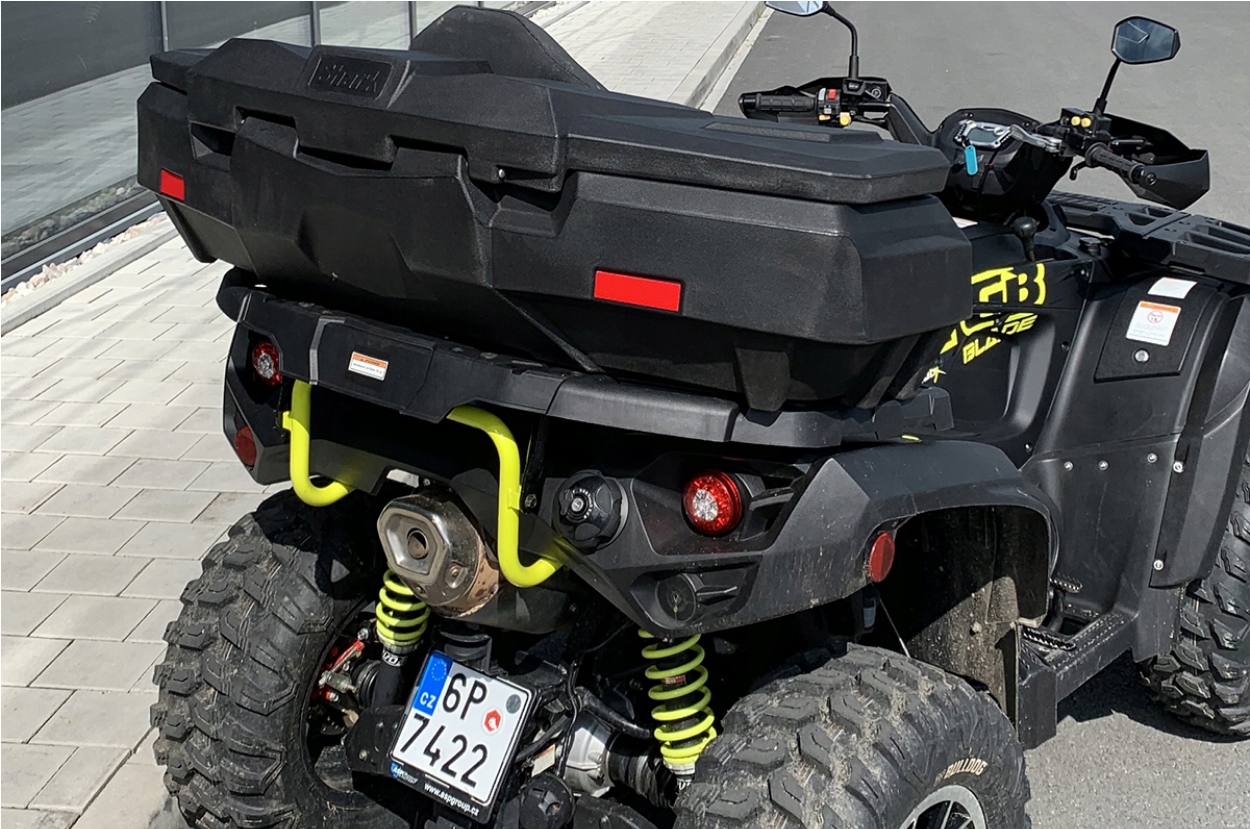 Задняя водонепроницаемая сумка для переноски 112L SHARK Quad ATV