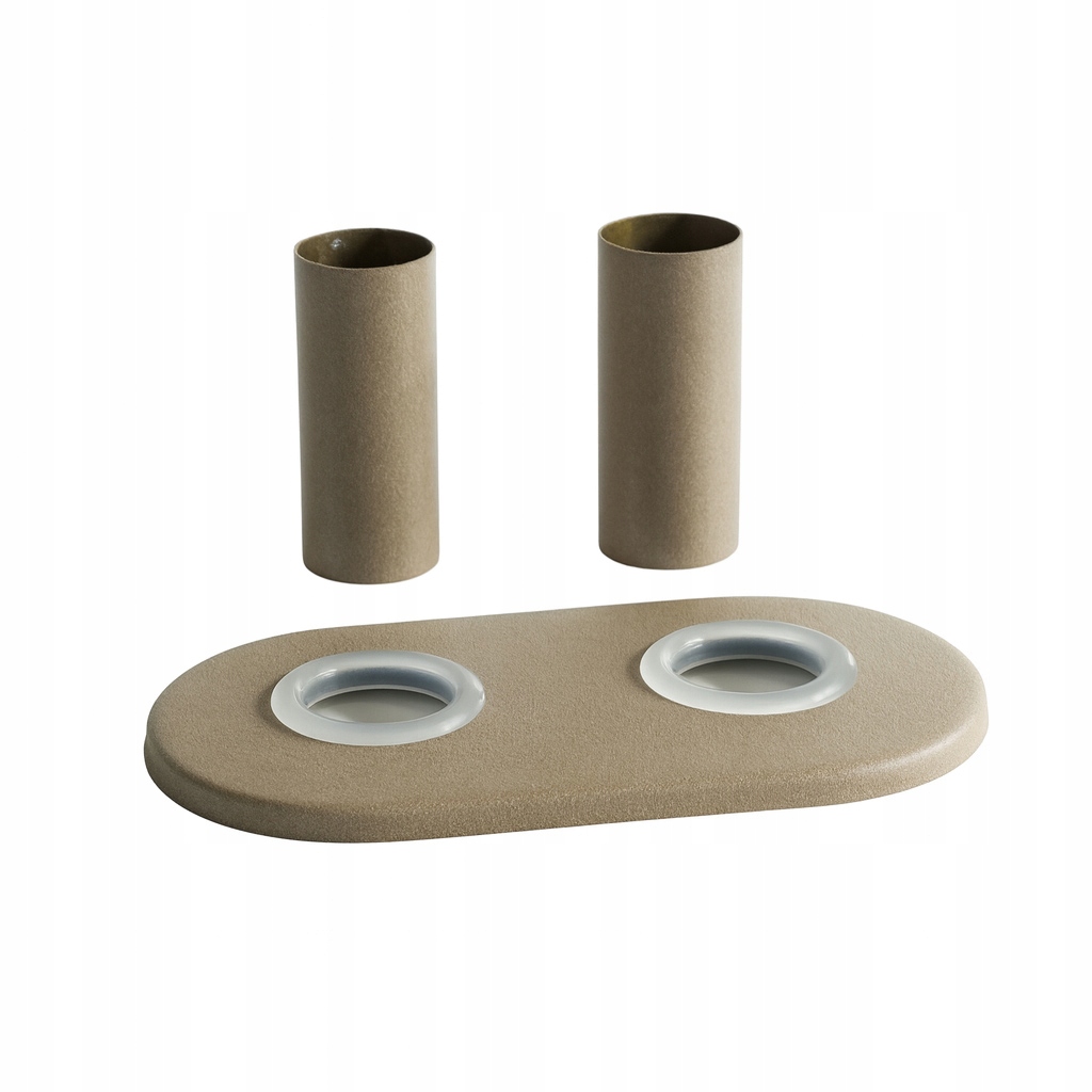 Maskovací Sada Dvojitá Rozeta Pouzdra Béžová