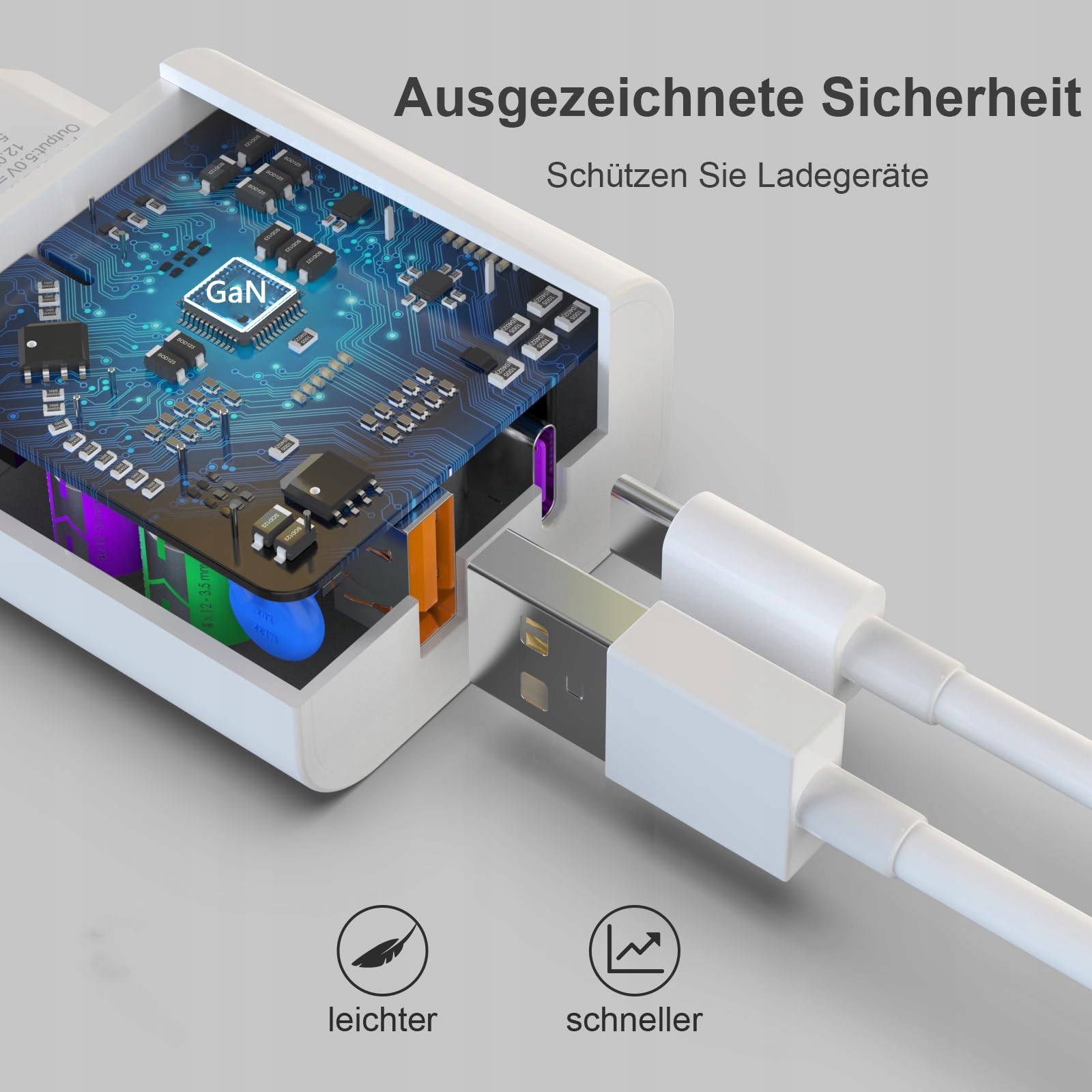 USB C VINFFS ADAPTER DO IPHONE IPAD SZYBKIE ŁADOWANIE — miniatura 3